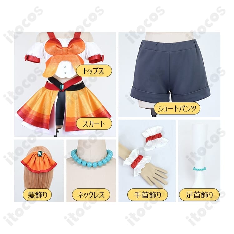 セレナ（ポケットモンスターXY）トライポカロン衣装｜軽やかで華やか、撮影もイベントも高再現 - 3枚目の画像