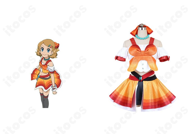 セレナ トライポカロン衣装の全身コーディネート。イベント向け高再現コスプレ一式