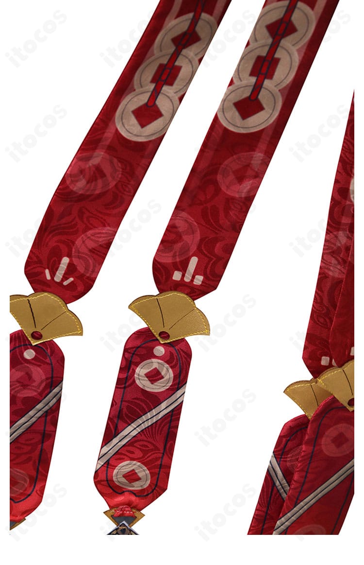 李素裳衣装の袖口装飾。縁取りとモチーフの繊細な仕上げが見える。