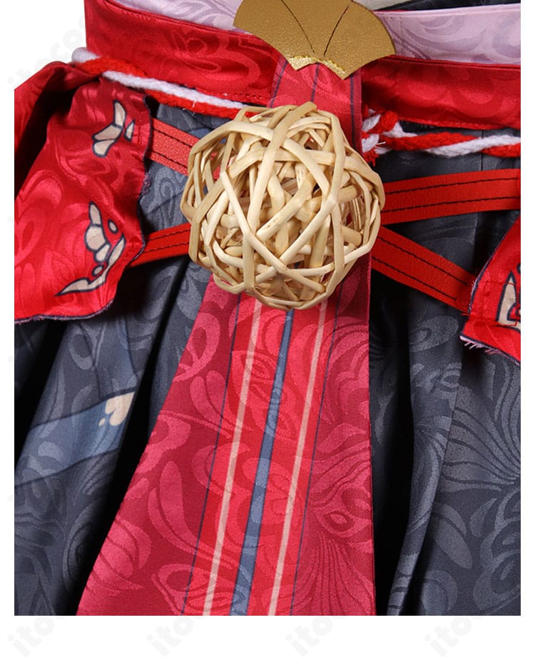 崩壊3rd 李素裳衣装の腰背面装飾。背飾りの形状と配置バランスのアップ。