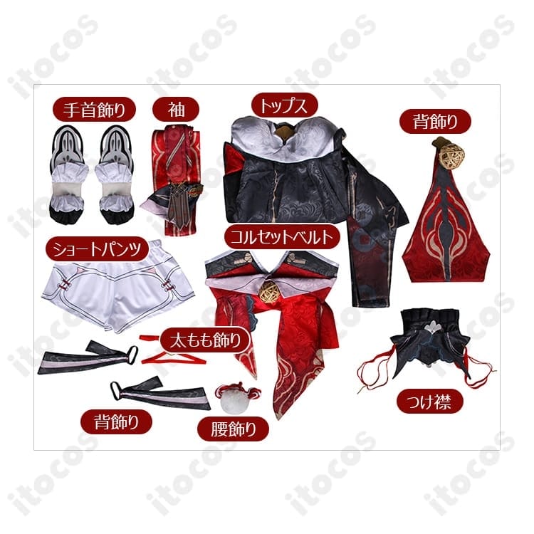 崩壊3rd 李素裳「錦の白玉」コスプレ衣装。高再現で動きやすく撮影・イベントに最適 - 7枚目の画像