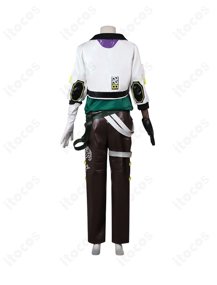 デッドロック衣装の背面。背中の切替と装飾配置が立体的に映える。