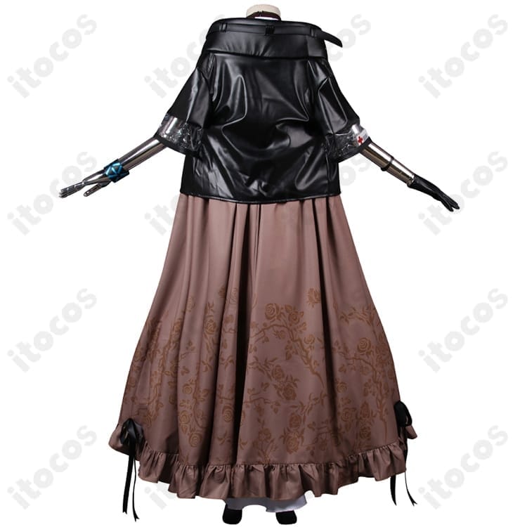 アークナイツ 焔影リード コスプレ衣装 高再現ミリタリー調、撮影映えするフルセット - 3枚目の画像