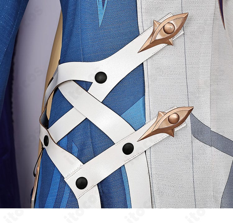 サンデー新衣装の帯・ストール系統の装飾。流麗なデザインがアクセントに。