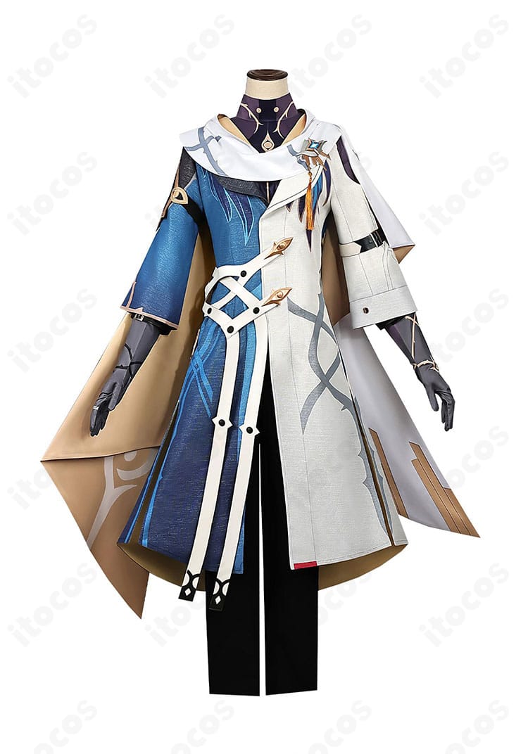 崩壊：スターレイル サンデー新衣装の正面全身。精緻な装飾と高い再現度が伝わるカット。