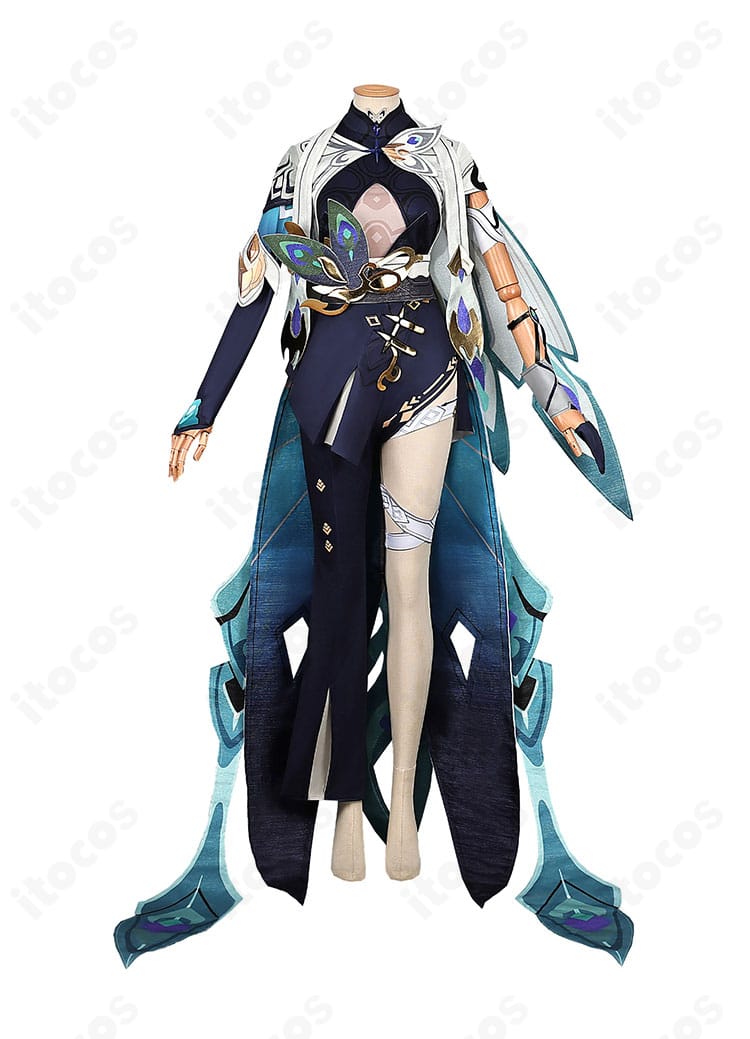 崩壊3rd ヴィタ 残星のさすらい人 衣装正面アップ。襟元からコルセットのラインまで高再現。