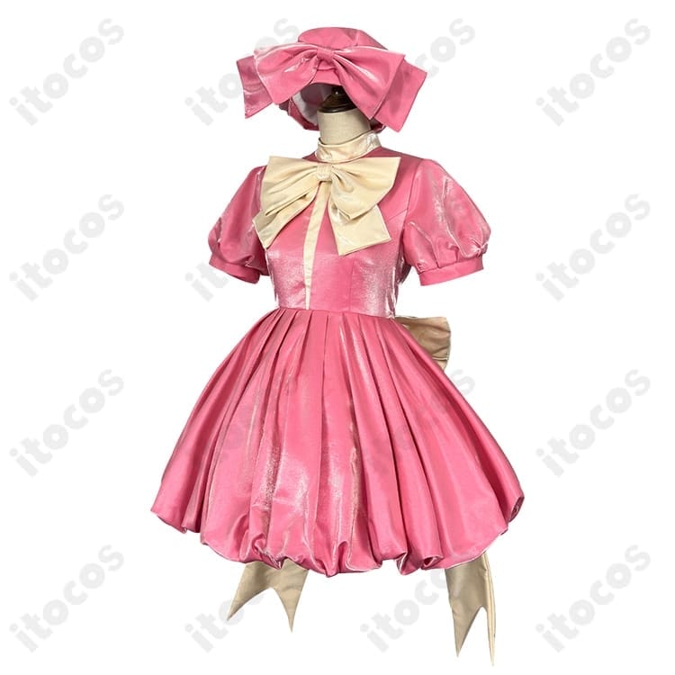 木之本桜 バトルコスチューム高忠実度 撮影映えする再現重視ワンピースセット - 2枚目の画像