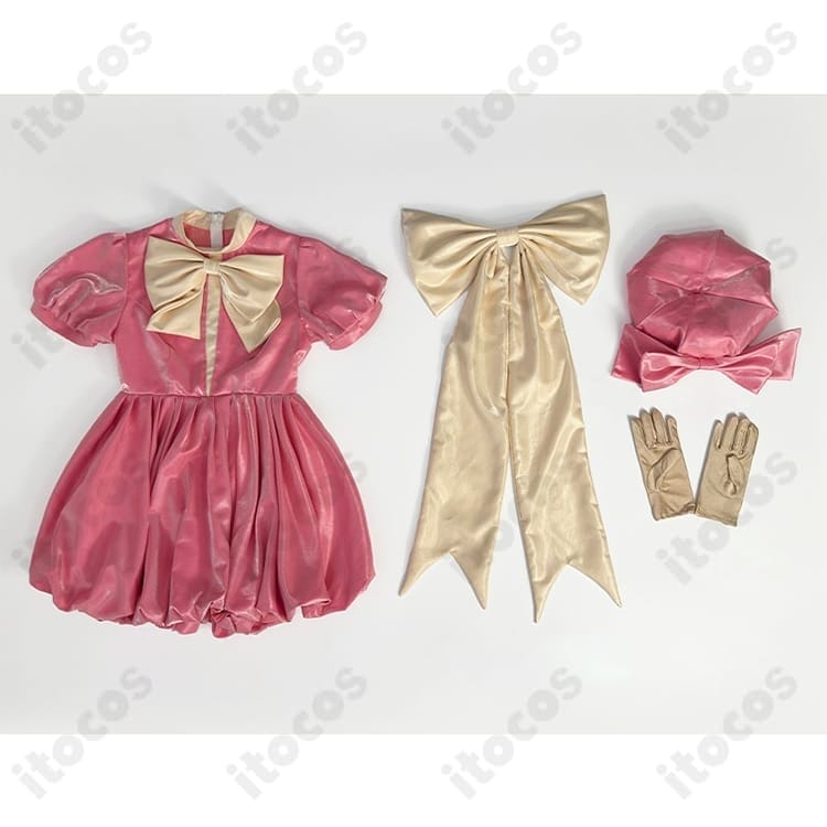 木之本桜 バトルコスチューム高忠実度 撮影映えする再現重視ワンピースセット - 5枚目の画像