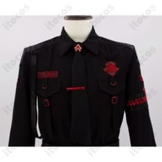恋と深空 セイヤ Evol特殊部隊・黒制服コスプレ 高再現で動きやすく撮影会に最適 - 5枚目の画像（サムネイル）