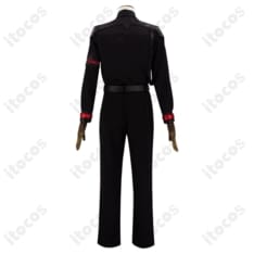恋と深空 セイヤ Evol特殊部隊・黒制服コスプレ 高再現で動きやすく撮影会に最適 - 4枚目の画像（サムネイル）