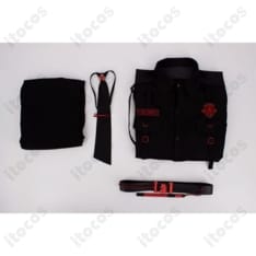 恋と深空 セイヤ Evol特殊部隊・黒制服コスプレ 高再現で動きやすく撮影会に最適 - 7枚目の画像（サムネイル）