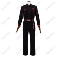 恋と深空 セイヤ Evol特殊部隊・黒制服コスプレ 高再現で動きやすく撮影会に最適 - 1枚目の画像（サムネイル）
