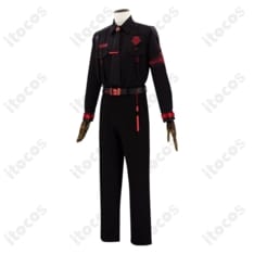 恋と深空 セイヤ Evol特殊部隊・黒制服コスプレ 高再現で動きやすく撮影会に最適 - 2枚目の画像（サムネイル）