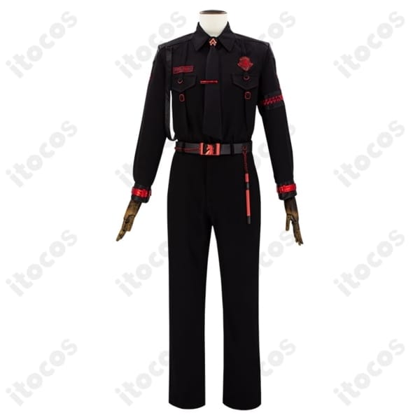 恋と深空 セイヤ Evol特殊部隊・黒制服コスプレ 高再現で動きやすく撮影会に最適