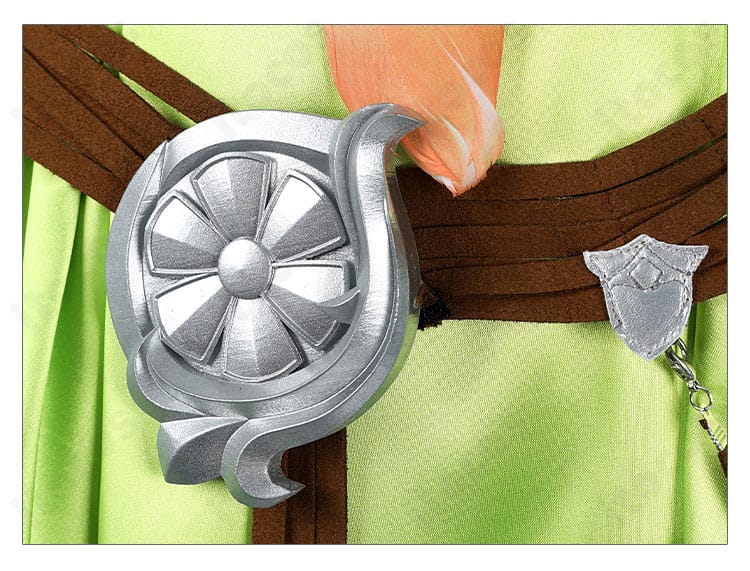 ノフィカ衣装の腰帯アクセサリー詳細。揺れ感の出るパーツの構造を確認。