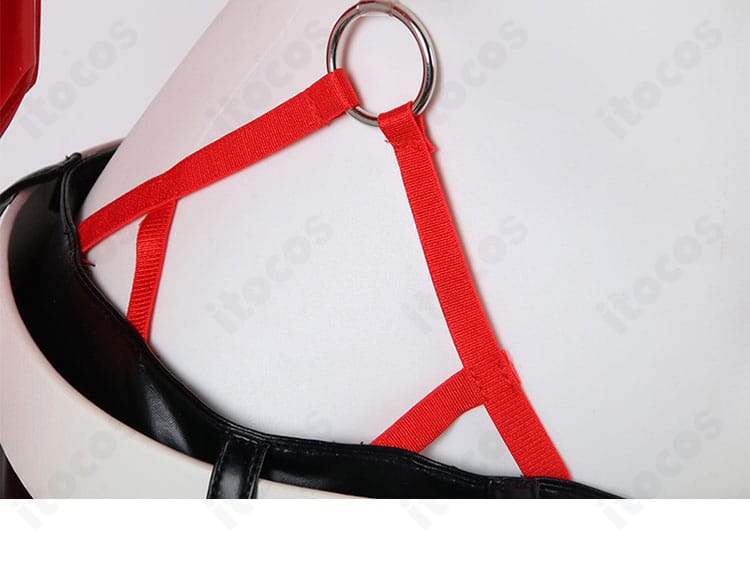 腰周り全景。帯から下がる装飾とレイヤー構成により立体感を演出したデザイン。