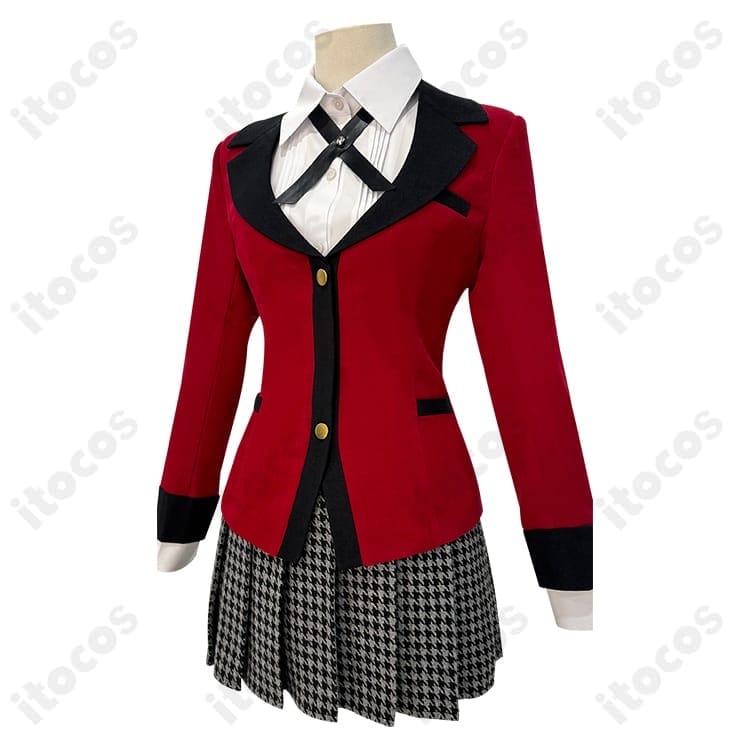 賭ケグルイ 蛇喰夢子 百花王学園制服コスプレ 高再現でイベント・撮影に最適 - 3枚目の画像