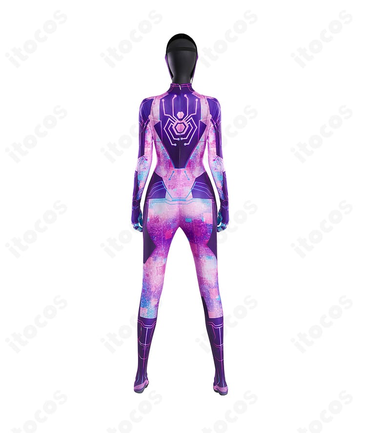 マーゴ・ケス（スパイダー・バイト）衣装の背面全体。背面ラインと装飾配置を確認できる。