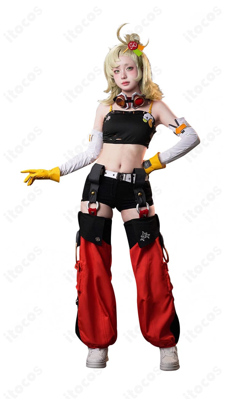 ゼンレスゾーンゼロ パイパー・ウィール コスプレ衣装の正面ディテールが分かる商品写真