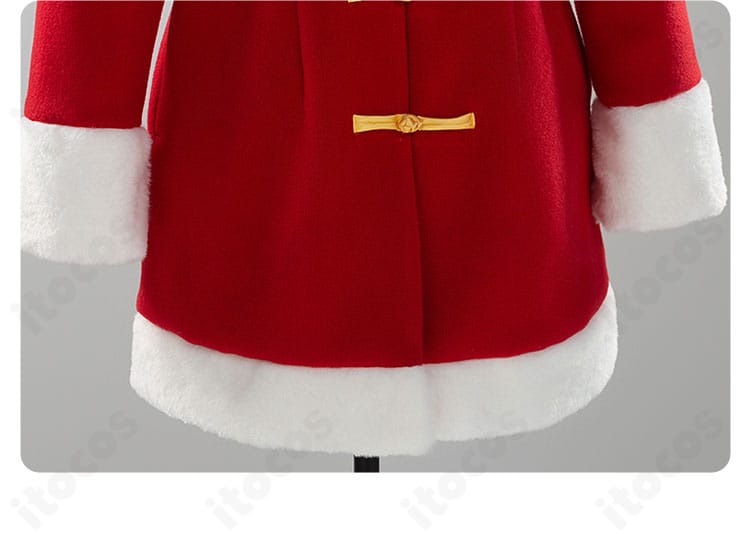 裾部分の飾り縁と生地のハリ感が伝わるディテール写真。