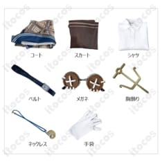 第五人格 アリス・デロス 報道記者コスプレ衣装｜高い再現度でイベント・撮影に最適 - 4枚目の画像（サムネイル）