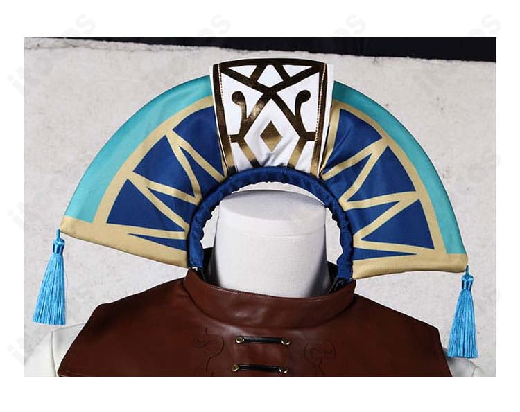 アンジェラ衣装の髪飾りディテール（装飾モチーフと質感の近接ショット）