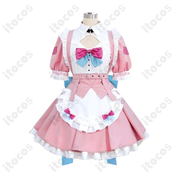 結城さくな メイド風コスプレ衣装｜高再現で着映え、撮影会・イベントに最適 S〜XL