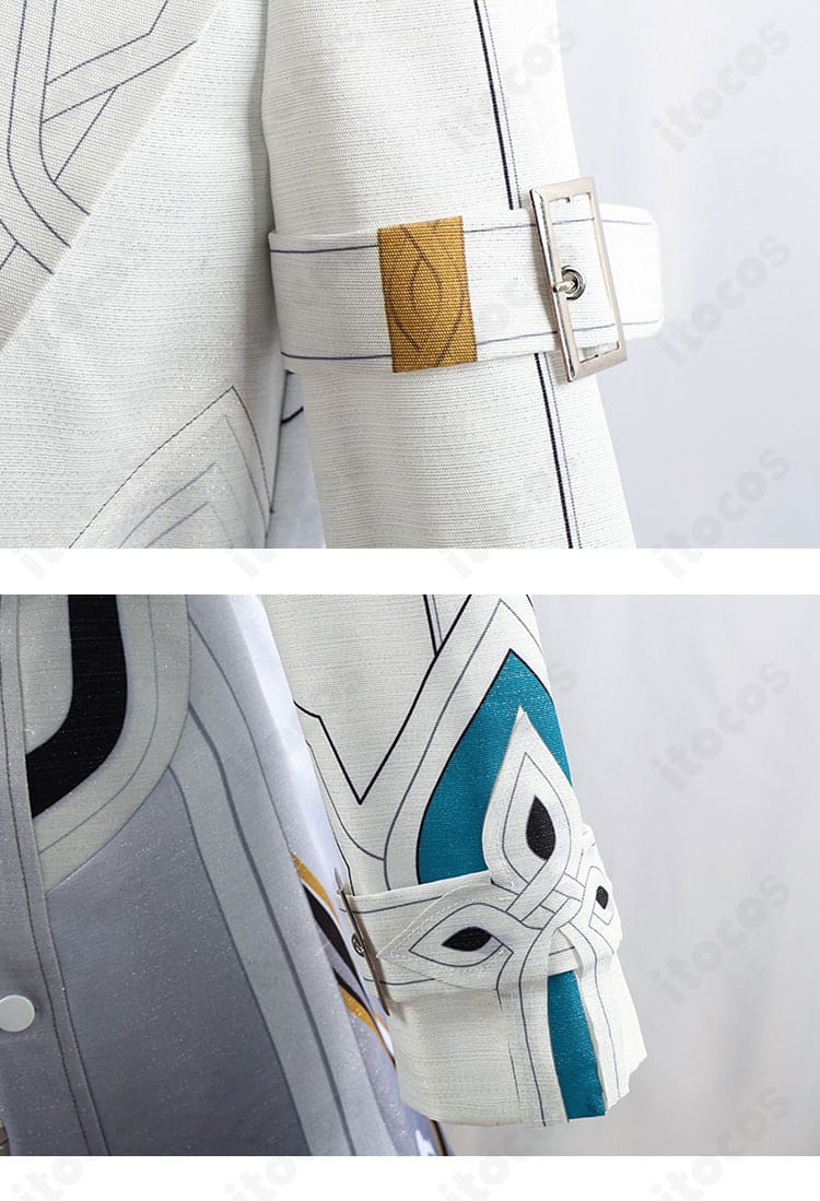 飛霄コスプレ 袖口の装飾と模様の近接写真