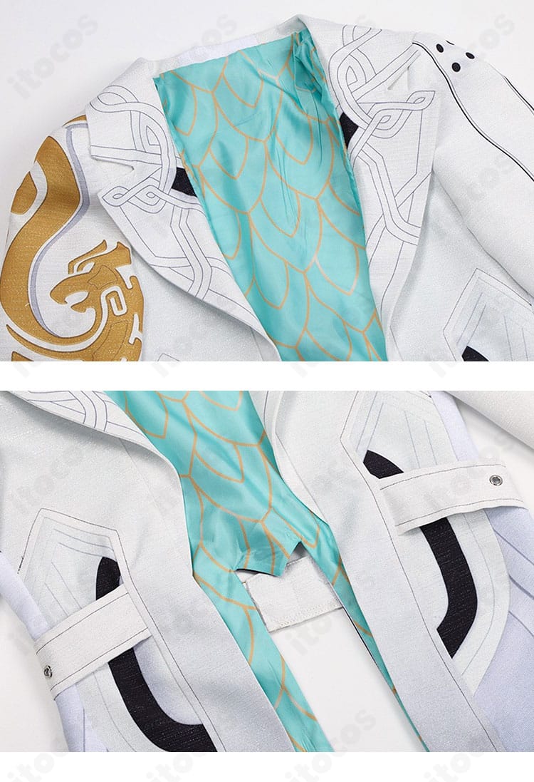 飛霄コスプレ 外套各部の装飾ディテール