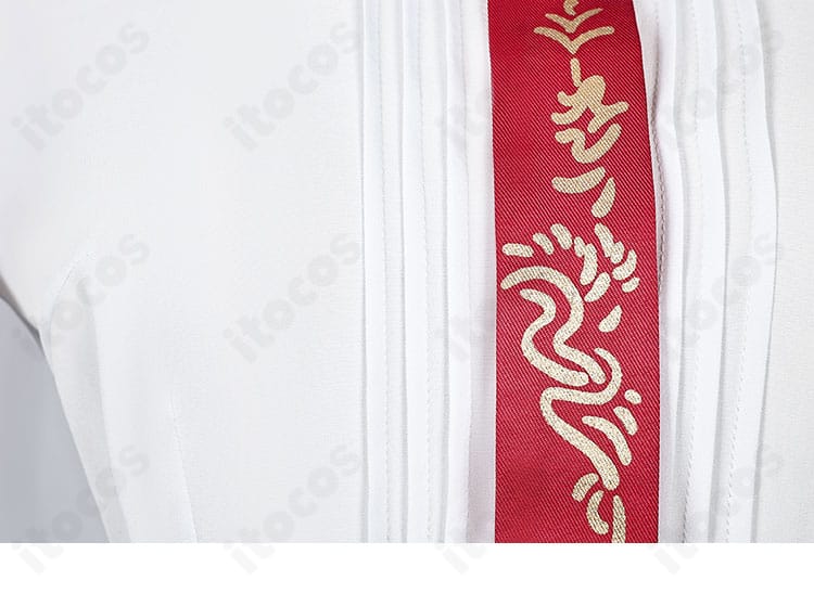 ラップランド衣装の胸前装飾ディテール。キャラクター性を強調する配置