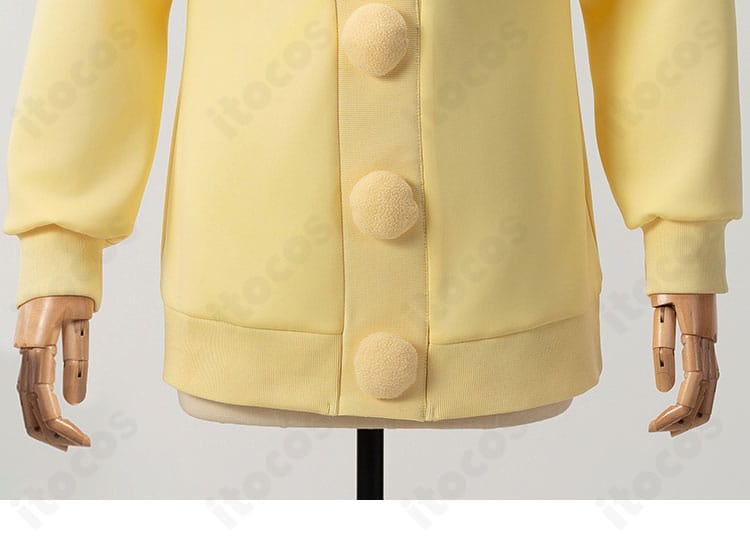 インナー襟の装飾ディテール。首回りのデザインと質感を捉えた近接写真