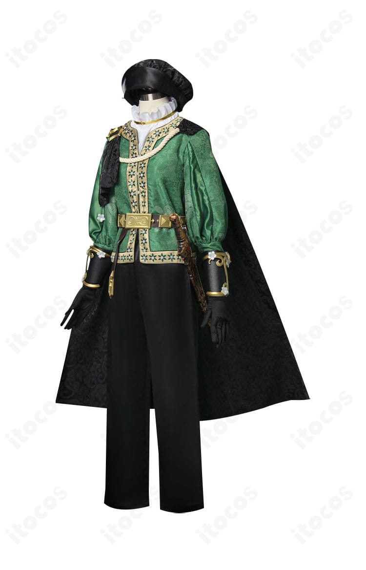 エミールのロミオ衣装を側面から。マントと装飾のラインが確認できる商品画像