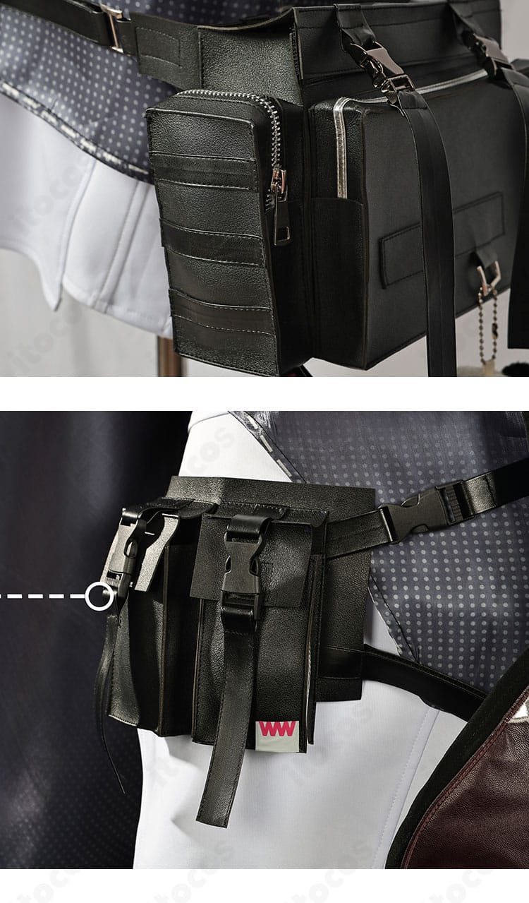 マルベリー衣装の腰飾りディテール。独特の意匠を反映したパーツ配置を詳細に確認可能。