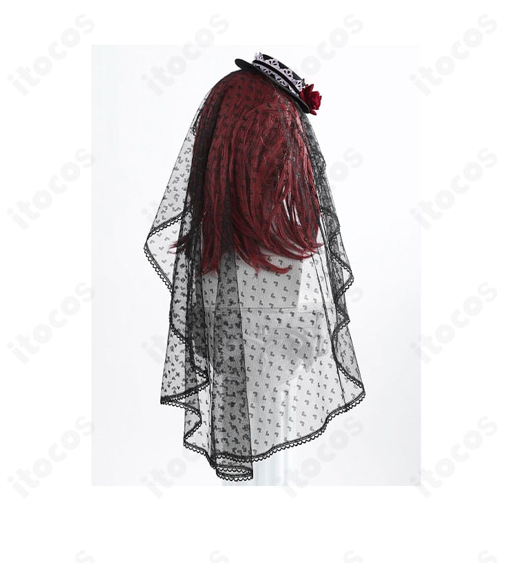 西木野真姫コスプレ衣装の髪飾り（発飾）背面。クリップの仕様と装着方向が分かるディテール