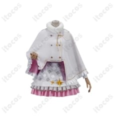 アイカツ！10th 星宮いちご ホワイトポンチョ衣装 高再現で可憐、撮影会・イベントに最適 - 1枚目の画像（サムネイル）