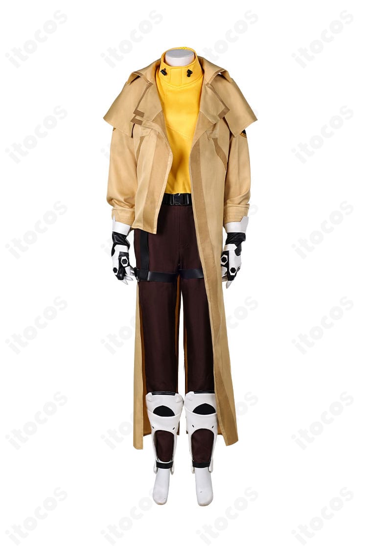 オーバーウォッチ2 ベンチャー コスプレ衣装の正面全身図。高再現シルエットと配色が分かる画像