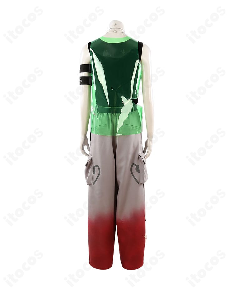 ALIEN STAGE ティル ROUND7コスプレ衣装の背面。バックシルエットとベルト配置が分かる後ろ姿。