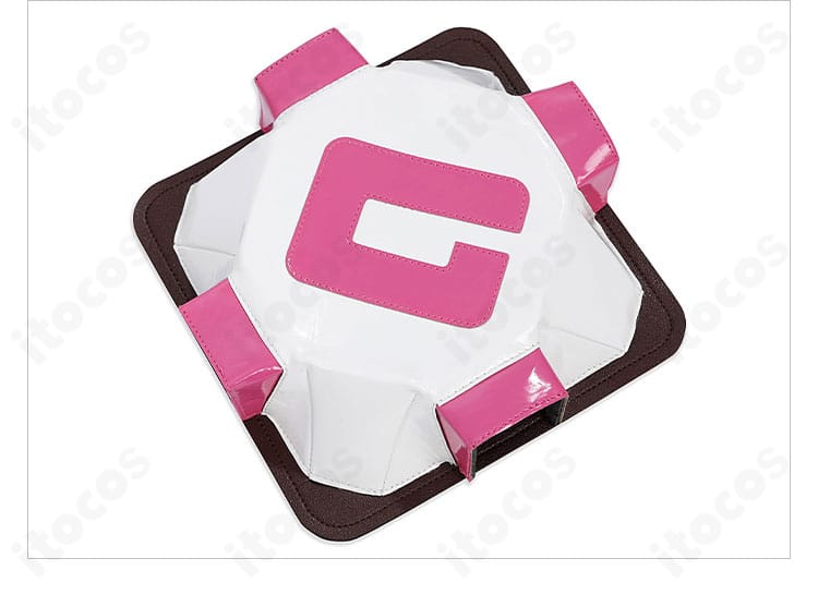 背中側の背飾り全景と配置バランス（グウェン・プール衣装）