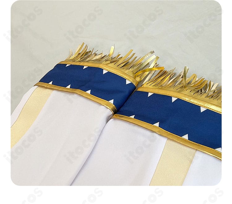 天祥院英智 コスプレ衣装 ズボン装飾ディテール。サイドラインで脚のラインをすっきり見せる設計