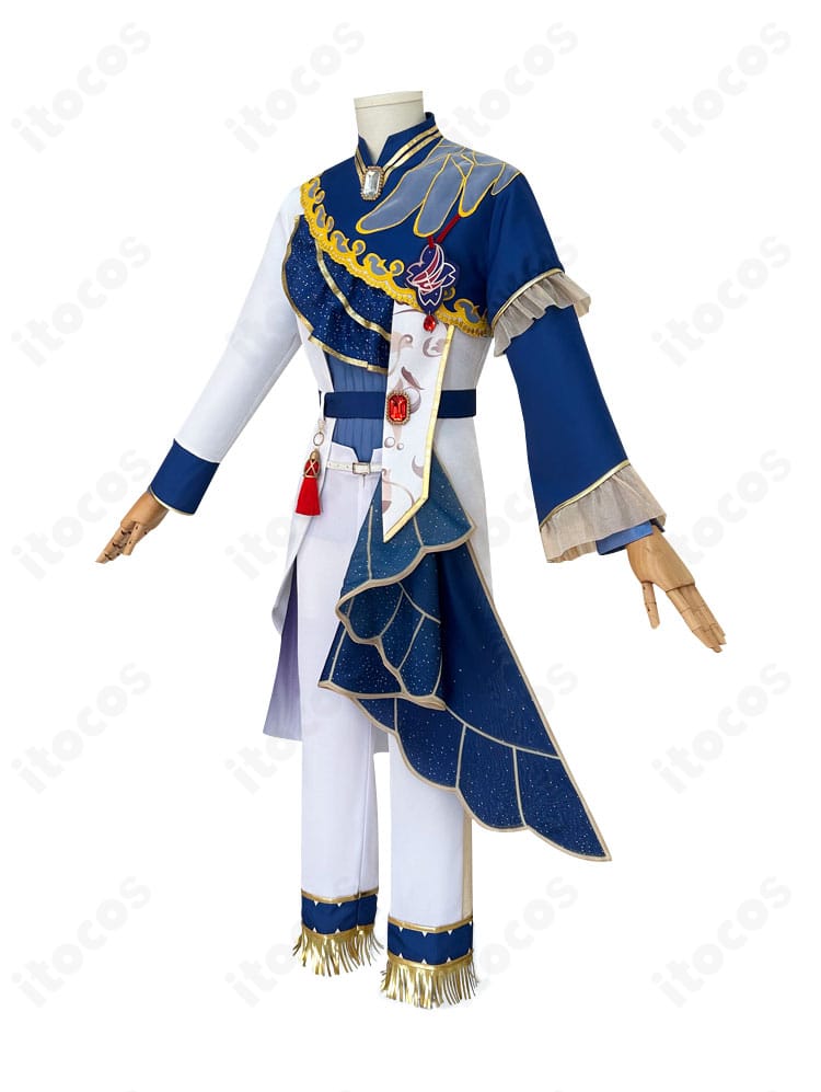 あんスタ 天祥院英智 コスプレ衣装 右側面。肩章から裾ラインまで流れる装飾で美しい横姿を強調