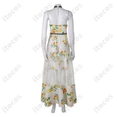 FF7 エアリス・ゲインズブール シトラスドレス衣装 高再現でエレガント、撮影・イベントに最適 - 4枚目の画像（サムネイル）