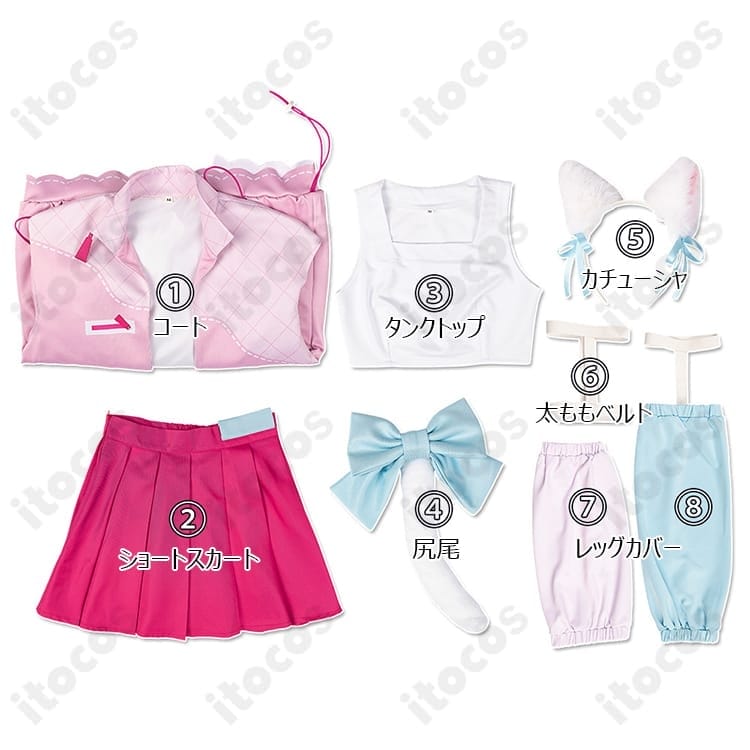 天王寺璃奈 ニジガクラブソング コスプレ衣装｜高再現で撮影映え、イベントに最適 - 7枚目の画像