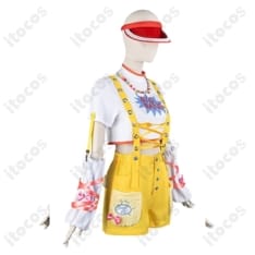 学園アイドルマスター 藤田ことね Yellow Big Bang 衣装 高再現で快適、撮影・ダンスに最適 - 2枚目の画像（サムネイル）