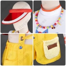 学園アイドルマスター 藤田ことね Yellow Big Bang 衣装 高再現で快適、撮影・ダンスに最適 - 5枚目の画像（サムネイル）