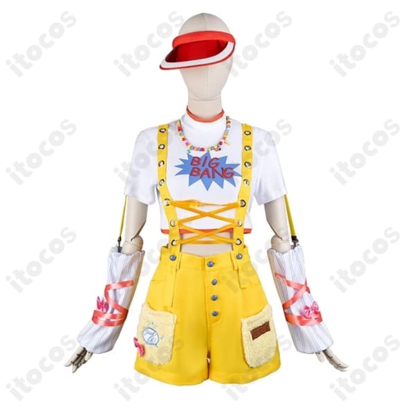 学園アイドルマスター 藤田ことね Yellow Big Bang 衣装 高再現で快適、撮影・ダンスに最適