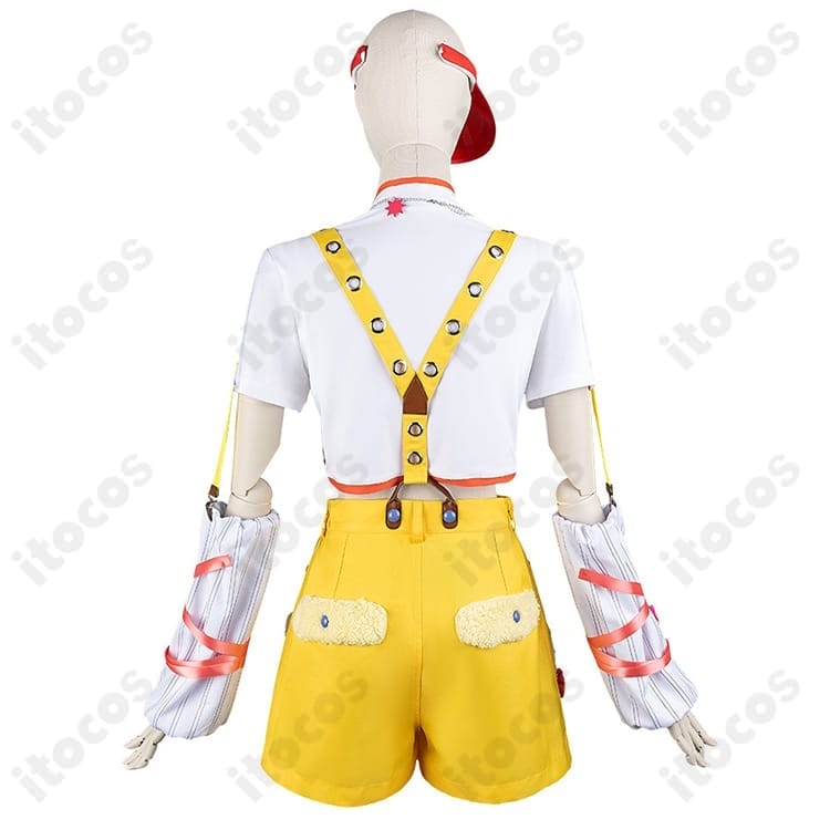 学園アイドルマスター 藤田ことね Yellow Big Bang 衣装 高再現で快適、撮影・ダンスに最適 - 4枚目の画像