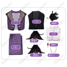 Identity V（第五人格）作曲家フレデリック・クレイバーグ 燕尾服コスプレ 高再現・快適設計で撮影に最適 - 4枚目の画像（サムネイル）