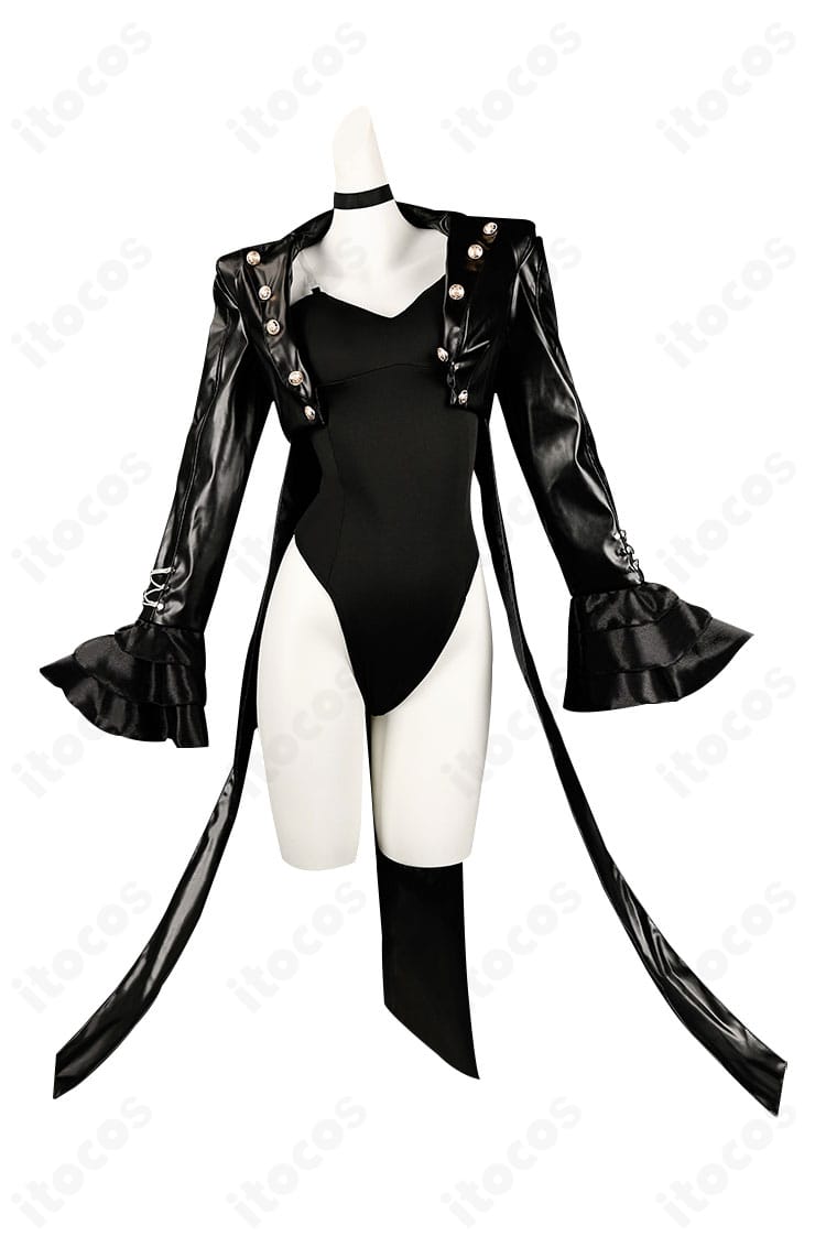 ペルソナ5 ザ・ロイヤル 芳澤かすみ 怪盗服コスプレ衣装の正面フルショット