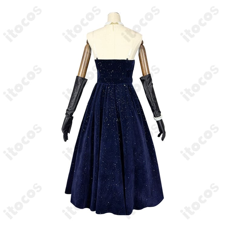 恋と深空 プレイヤー 夜に染まる コスプレ衣装｜上品ドレスで高再現、撮影・イベントに最適 - 2枚目の画像