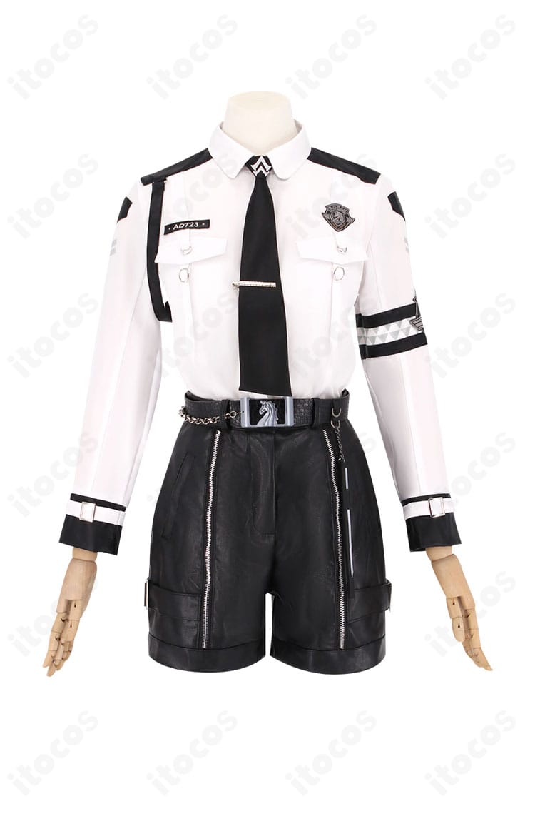 恋と深空 プレイヤー 特別任務 制服コスプレ正面写真。任務仕様の端正なディテールと質感が分かる